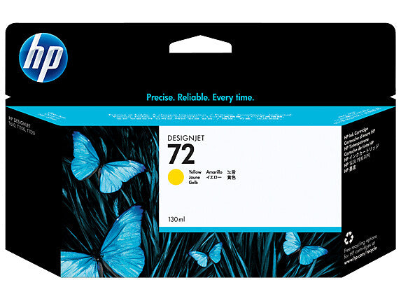 HP 72 130-ml Yellow DesignJet Ink Cartridge