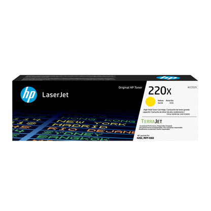 HP 220X Yellow Original LaserJet Toner Cartridge