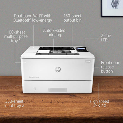 HP LaserJet Pro M404dw, Print, Wireless