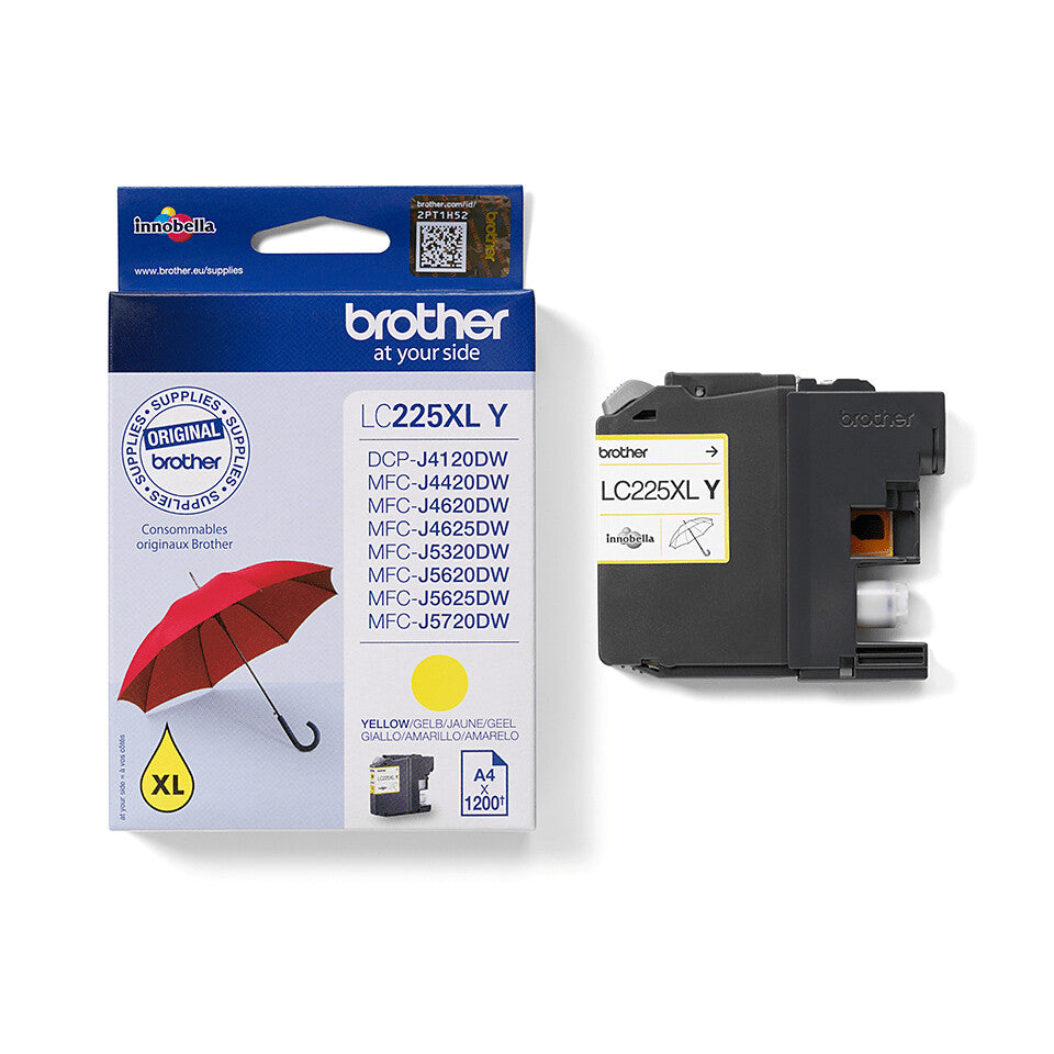 Brother LC225XLY ink cartridge 1 pc(s) Original