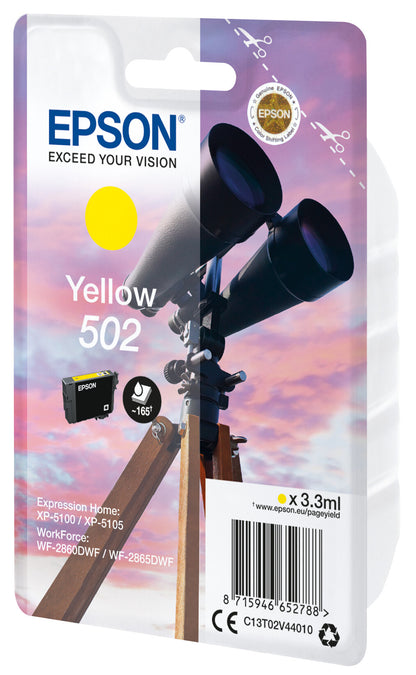 Epson Singlepack Yellow 502 Ink