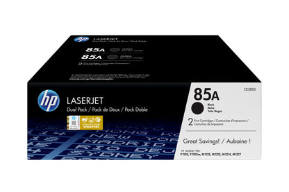 HP 85A 2-pack Black Original LaserJet Toner Cartridges
