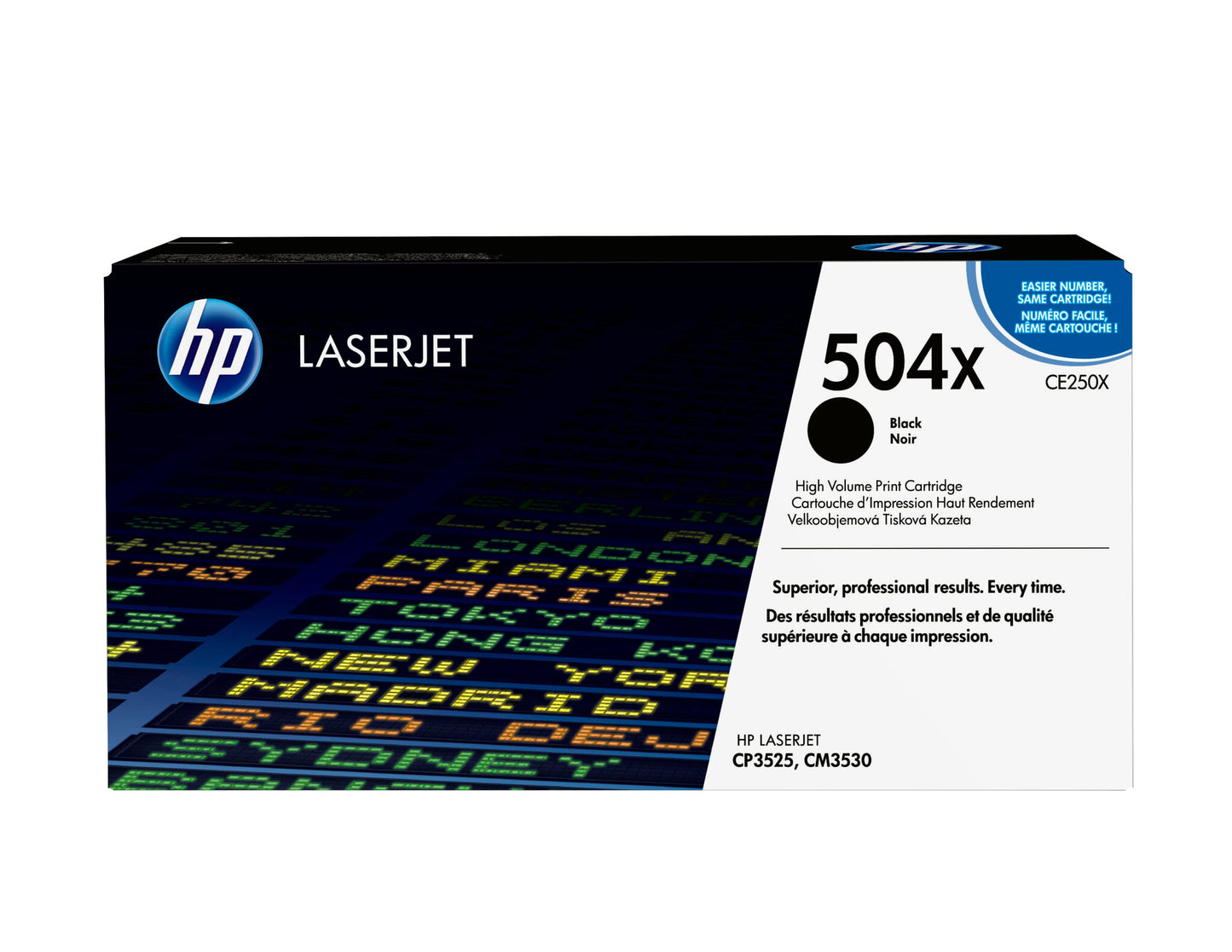 HP 504X High Yield Black Original LaserJet Toner Cartridge