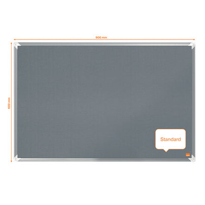 Nobo Premium Plus Felt Notice Board 900x600mm