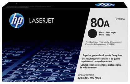 HP 80A Black Original LaserJet Toner Cartridge