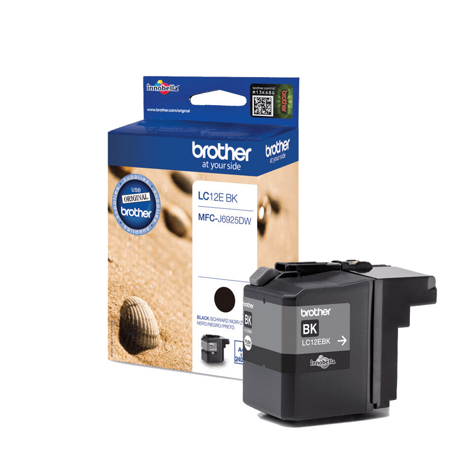 Brother LC12EBK ink cartridge 1 pc(s) Original Black