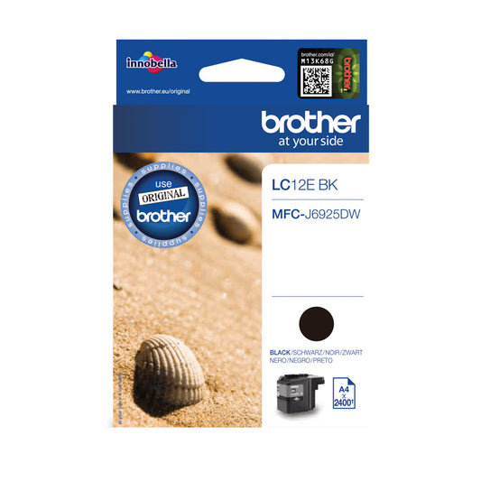 Brother LC12EBK ink cartridge 1 pc(s) Original Black