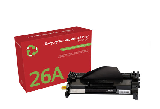 Everyday™ Mono Remanufactured Toner by Xerox compatible with HP 26A (CF226A), Standard capacity