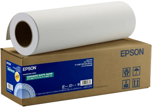 Epson Singleweight Matte Paper Roll, 36" x 40 m, 120g/m²