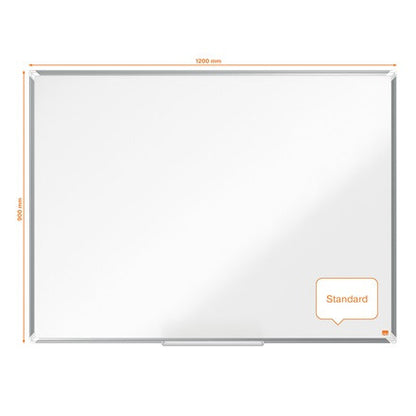 Nobo Premium Plus Enamel Magnetic Whiteboard 1200x900mm