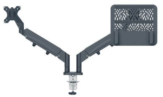 Leitz Ergo Space Saving Dual Monitor & Laptop Arm