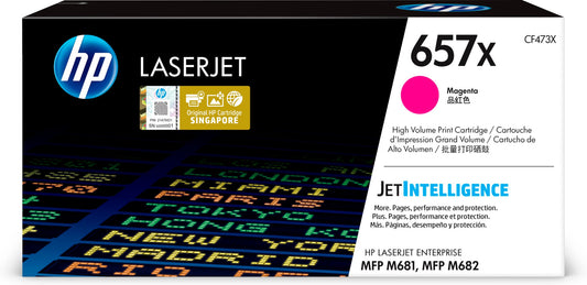 HP 657X High Yield Magenta Original LaserJet Toner Cartridge