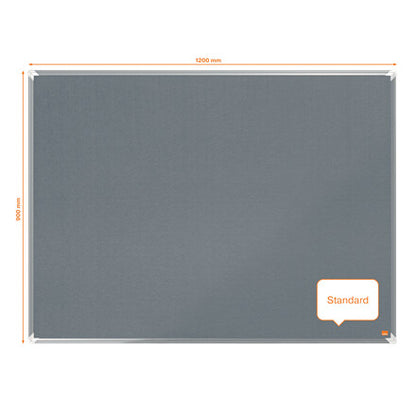 Nobo Premium Plus Felt Notice Board 1200x900mm