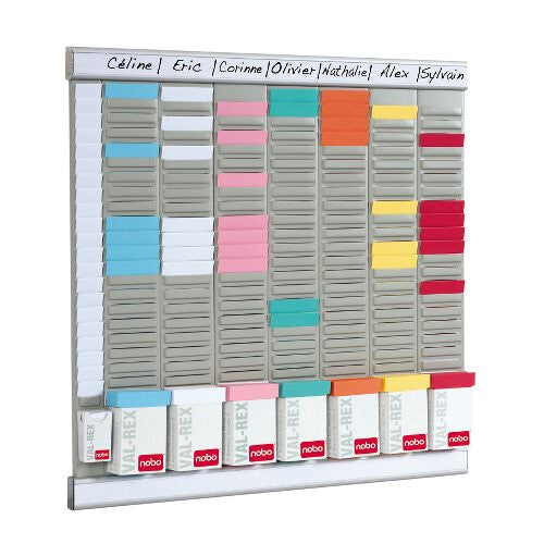 Nobo T-Card Office Planner Kit 24 Slot