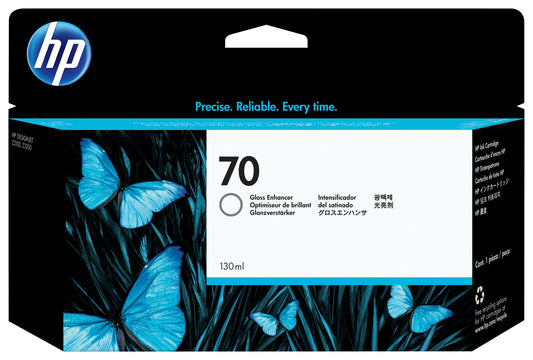 HP 70 130-ml Gloss Enhancer DesignJet Ink Cartridge