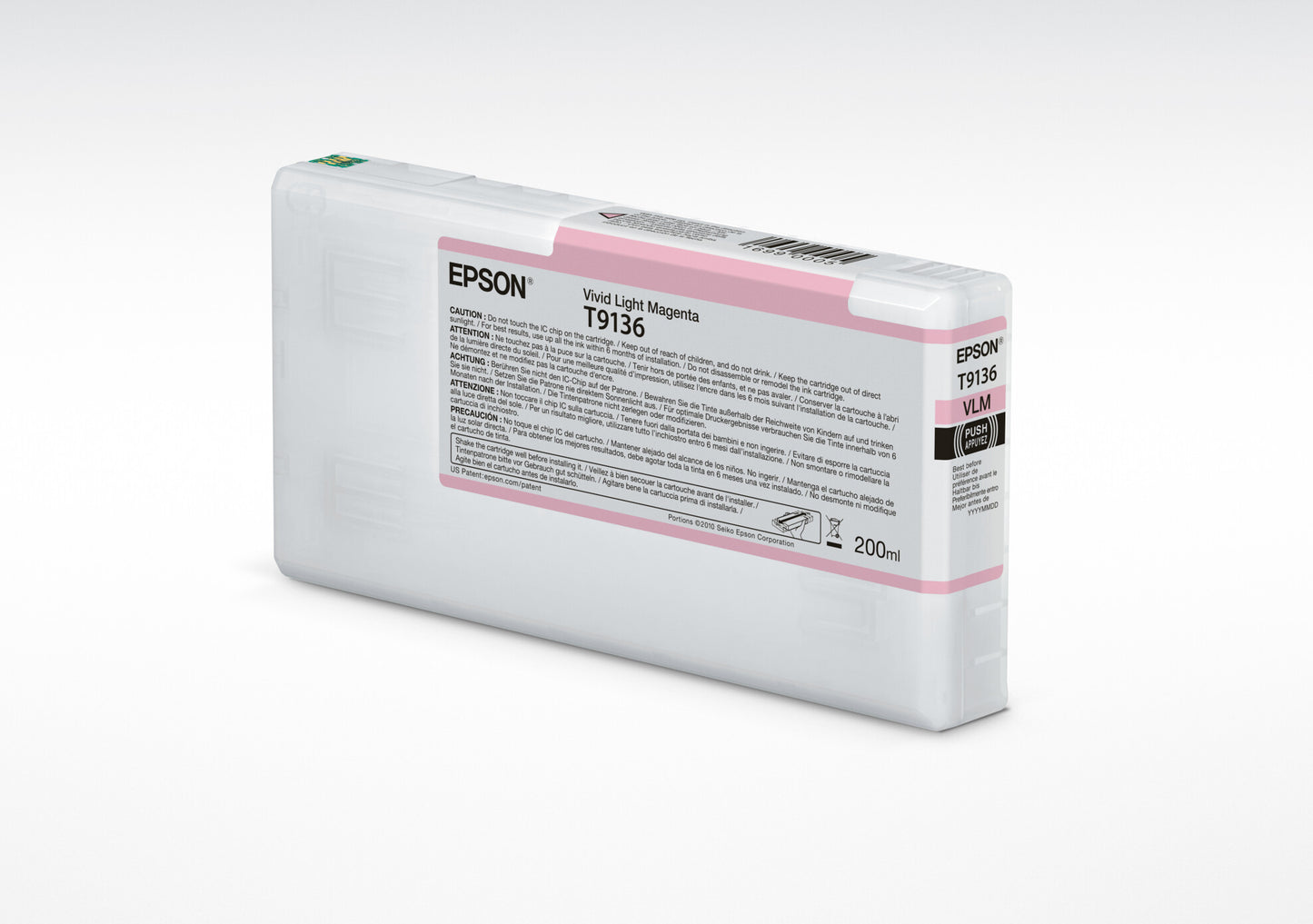 Epson T9136 Vivid Light Magenta Ink Cartridge (200ml)