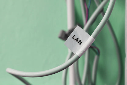 Brother TZE-FX261 label-making tape Black on white