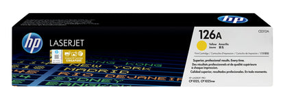 HP 126A Yellow Original LaserJet Toner Cartridge