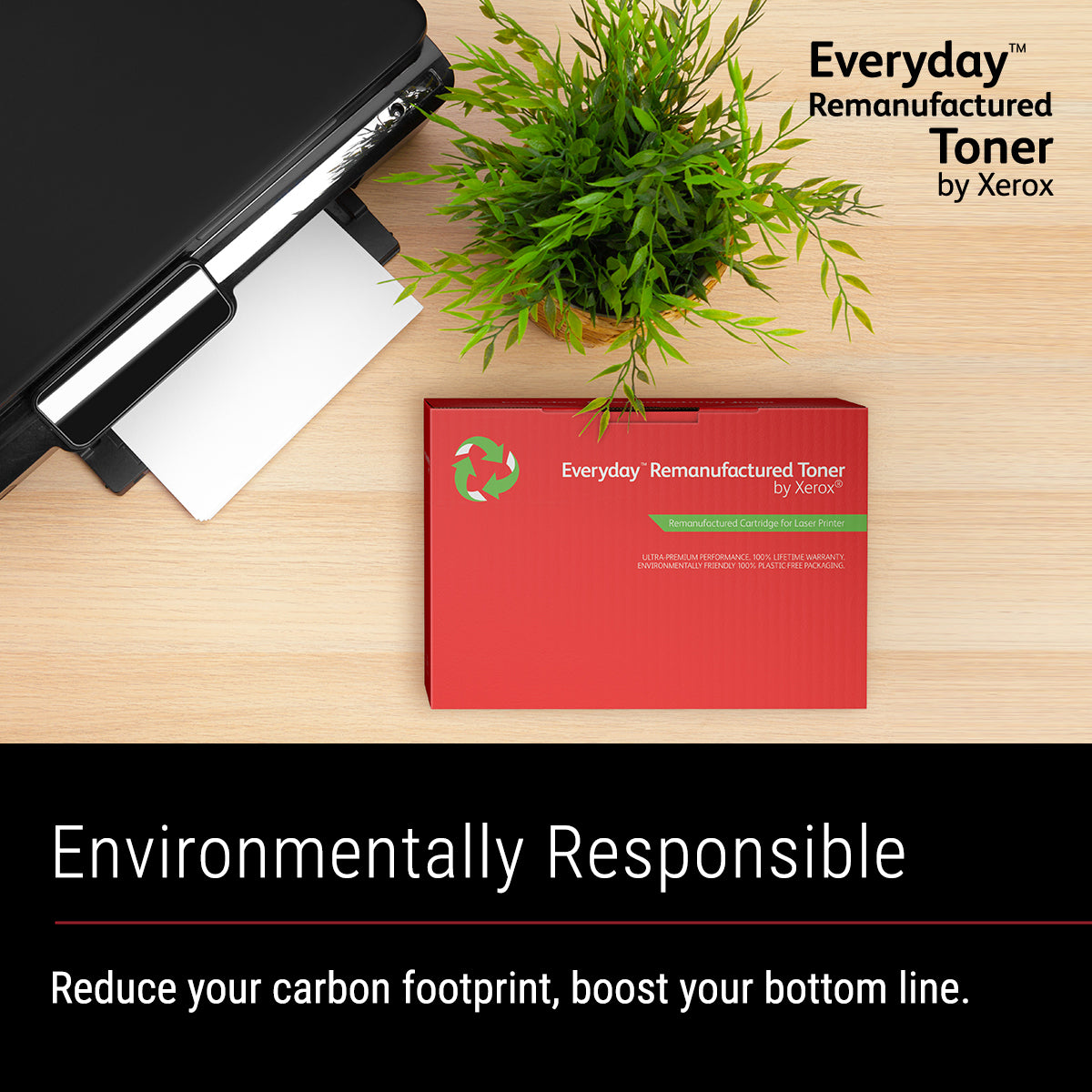 Everyday™ Mono Remanufactured Toner by Xerox compatible with HP 05X (CE505X), High capacity