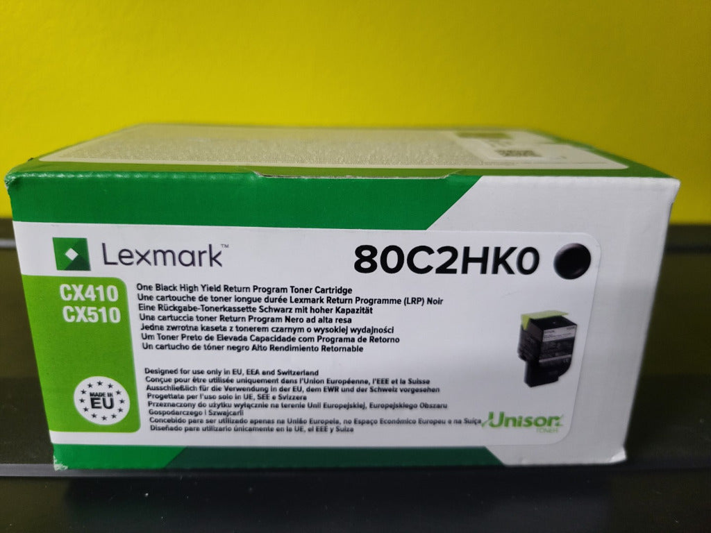 Lexmark 80C2HK0 toner cartridge 1 pc(s) Original Black