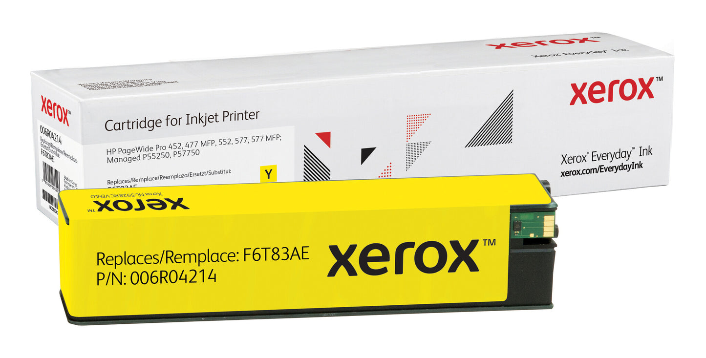 Everyday ™ Yellow Cartridge by Xerox compatible with HP 972X (F6T83AE), High capacity