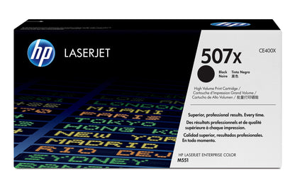 HP 507X High Yield Black Original LaserJet Toner Cartridge
