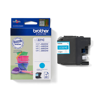 Brother LC221C ink cartridge 1 pc(s) Original Cyan