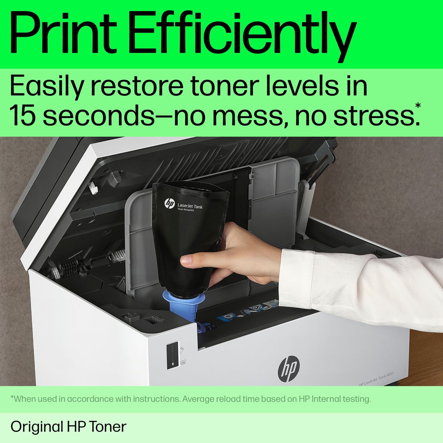 HP 143AD Dual Pack Black Original Neverstop Toner Reload Kit