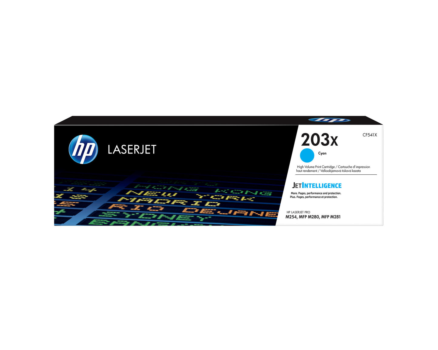 HP 203X High Yield Cyan Original LaserJet Toner Cartridge