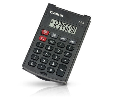 Canon AS-8 calculator Pocket Display Grey