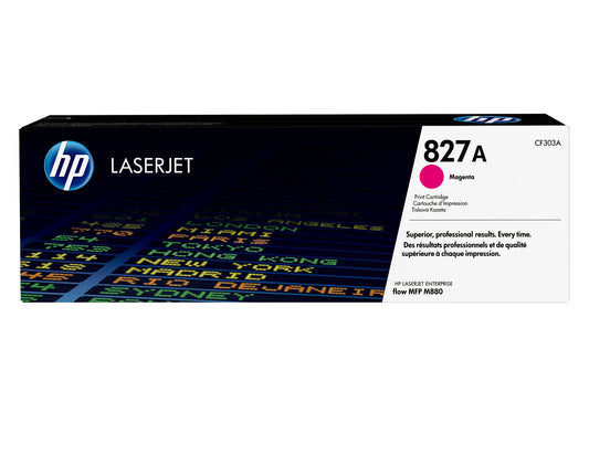 HP 827A Magenta Original LaserJet Toner Cartridge