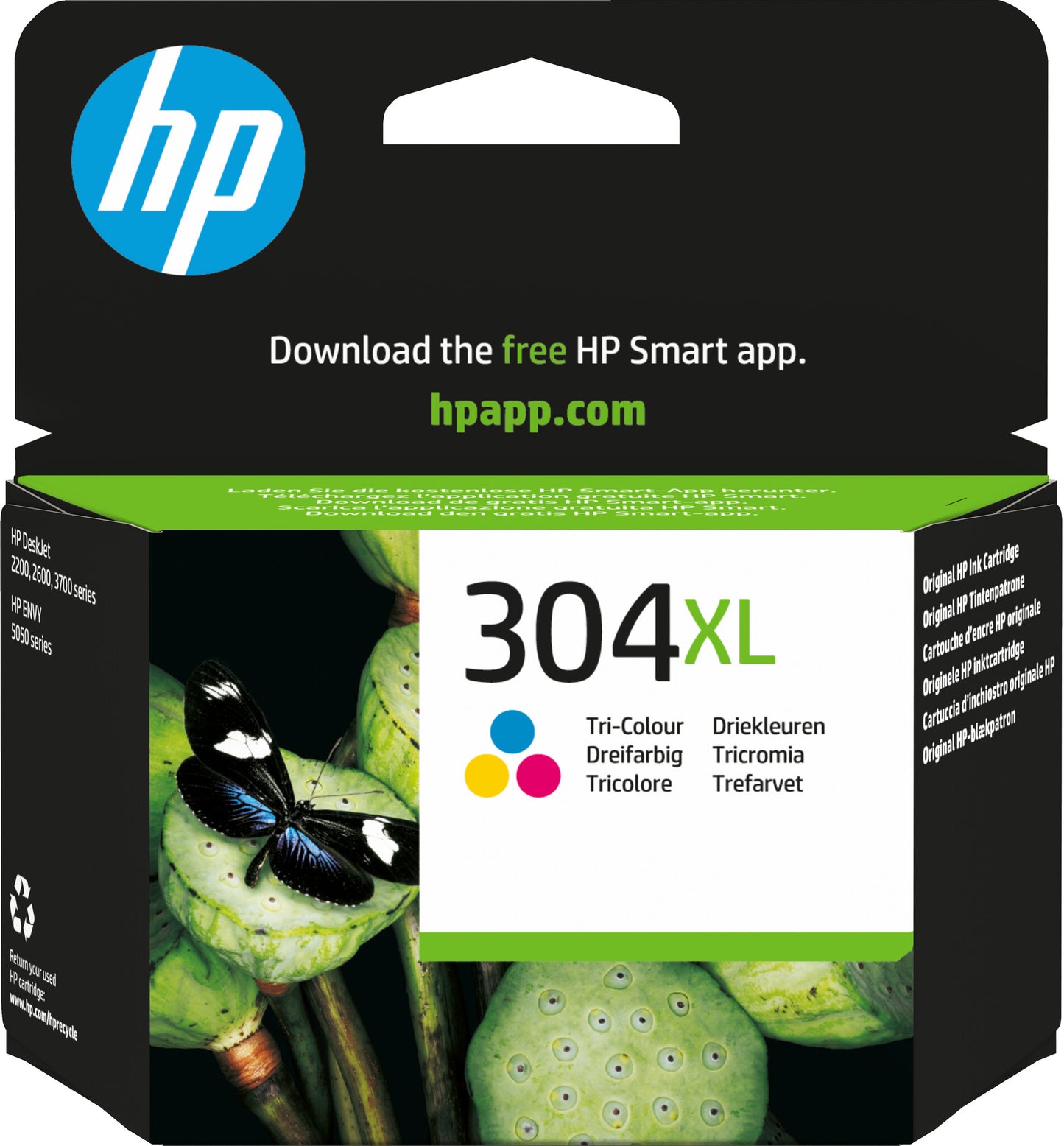 HP 304XL Tri-color Original Ink Cartridge