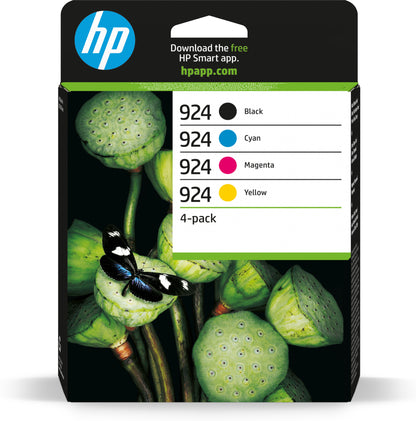 HP 924 4-Pack CMYK(4) Original Ink Cartridge