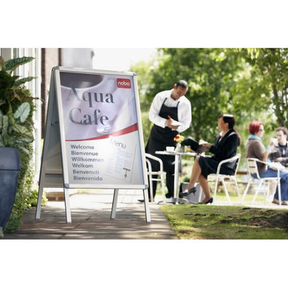 Nobo Premium Plus A0 A-Board Sign Holder with Snap Frame