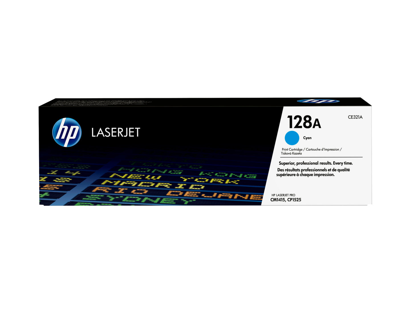 HP 128A Cyan Original LaserJet Toner Cartridge