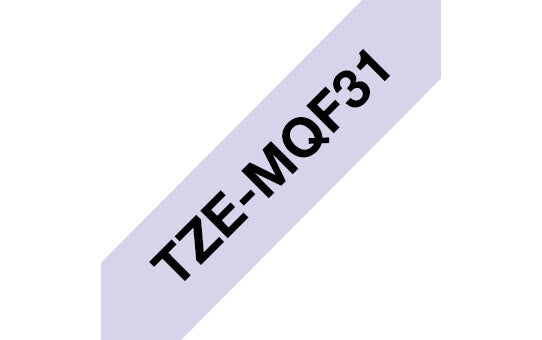 Brother TZE-MQF31 label-making tape Black