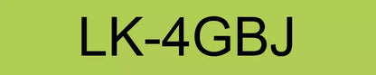 EPSON LK-4GBJ MATTE TAPE GREEN/BLACK 12MM (8M)