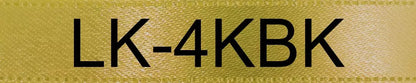 EPSON LK-4KBK SATIN RIBBON GOLD/BLACK 12MM (5M)