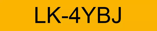 EPSON LK-4YBJ MATTE TAPE YELLOW/BLACK 12MM (8M)