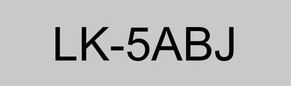 EPSON LK-5ABJ MATTE TAPE GREY/BLACK 18MM (8M)