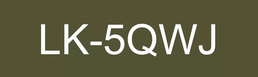 EPSON LK-5QWJ MATTE TAPE KHAKI/WHITE 18MM (8M)