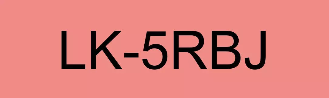 EPSON LK-5RBJ MATTE TAPE RED/BLACK 18MM (8M)