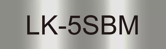 EPSON LK-5SBM METALLIC TAPE SILVER/BLACK 18MM (9M)