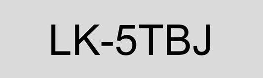 EPSON LK-5TBJ MATTE TAPE CLEAR/BLACK 18MM (8M)