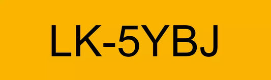 EPSON LK-5YBJ MATTE TAPE YELLOW/BLACK 18MM (8M)