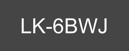 EPSON LK-6BWJ MATTE TAPE BLACK/WHITE 24MM (8M)
