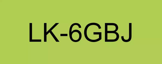 EPSON LK-6GBJ MATTE TAPE GREEN/BLACK 24MM (8M)