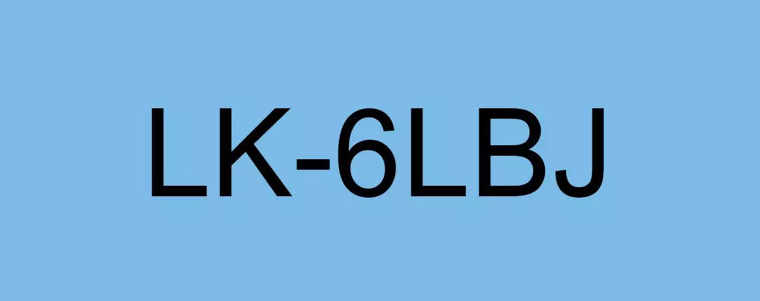 EPSON LK-6LBJ MATTE TAPE BLUE/BLACK 24MM (8M)