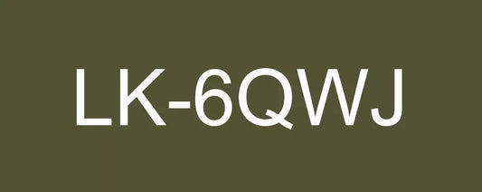 EPSON LK-6QWJ MATTE TAPE KHAKI/WHITE 24MM (8M)