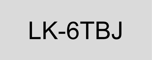 EPSON LK-6TBJ MATTE TAPE CLEAR/BLACK 24MM (8M)